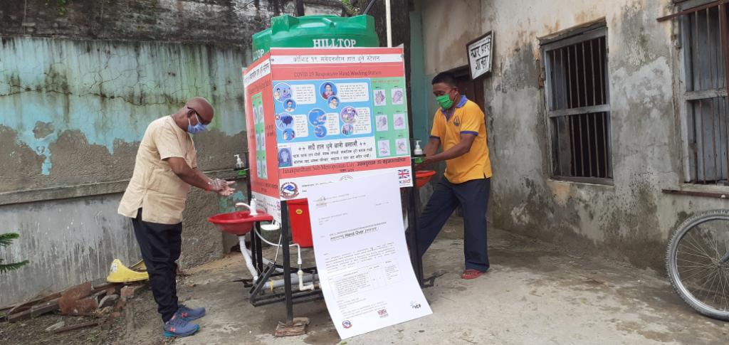 We're proud to be supporting the vital work of the Sudridh-NURP team and @DFIDNepal to scale up handwashing stations from Butwal to Janakpur to support Nepal’s COVID-19 response.
