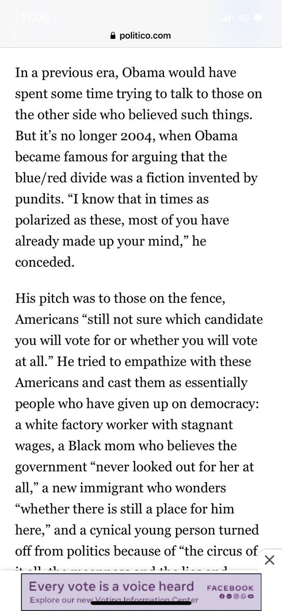  @BarackObama is a supporter of the establishment Una-party.  @realDonaldTrump upset the Apple cart and helped at least most of the  @GOP return to its roots as the party of Lincoln, and the people