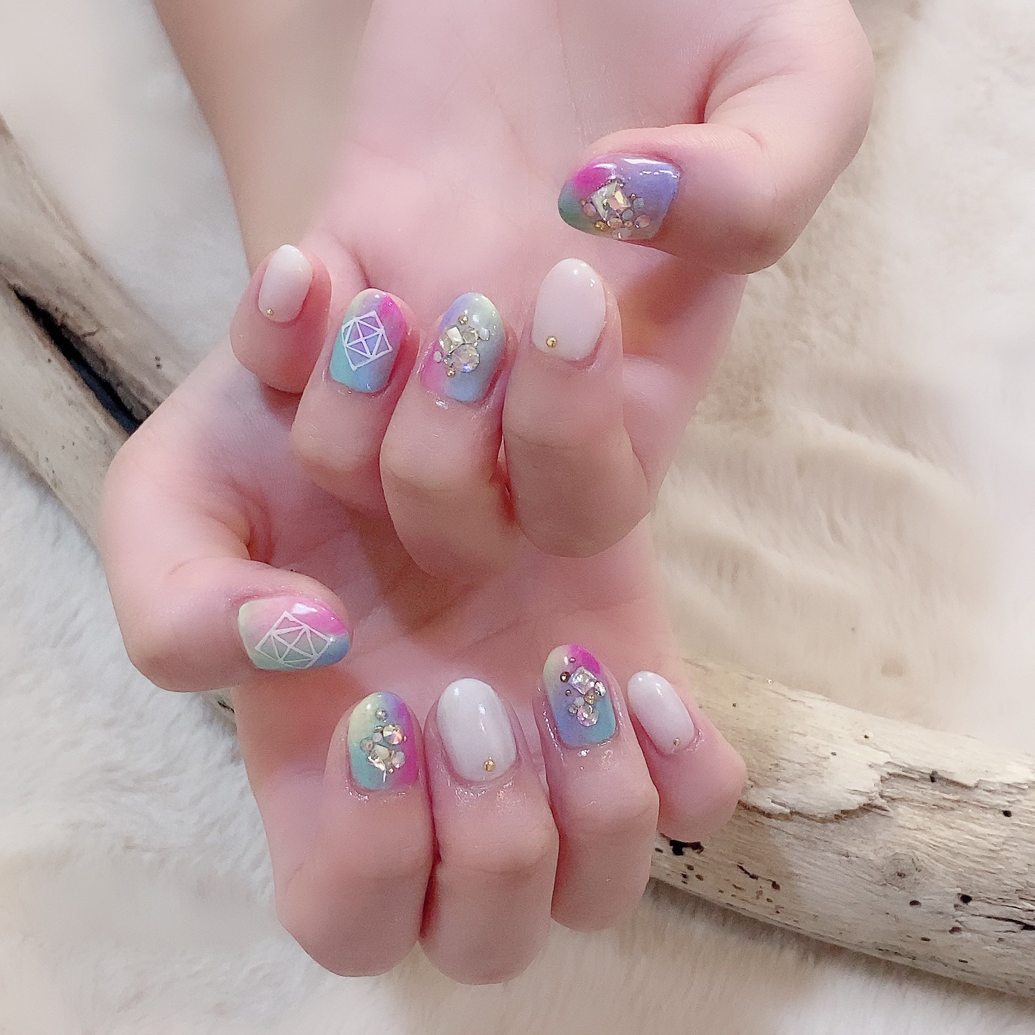 ネイルチップ　Niziu NiziU Nizoo ネイルパーツ Niziu Nizoo NiziUネイル ネイルパーツ みいひ - メルカリ