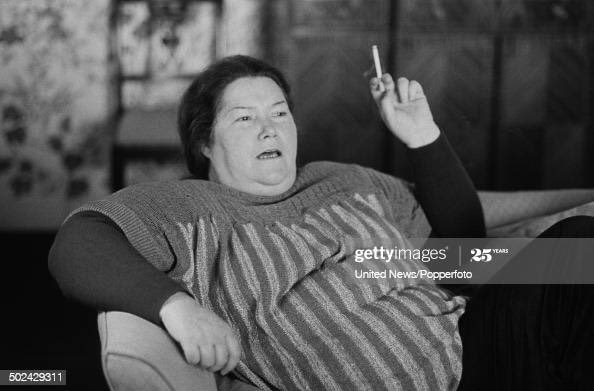 Women writers looking bored and holding a cigarette, part 85 in a series: Colleen McCullough