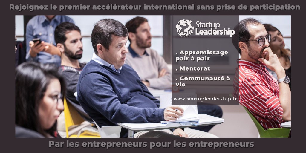 [Admissions]

De la post-idéation au post-seed, grandissez grâce à un programme unique basé sur le mentorat, créé par des entrepreneurs pour les entrepreneurs, sans prise de capital dans les projets 🙌

startupleadership.fr 
#GrandirEnsemble #AdmissionsSLP #WeAreSLP #SLP