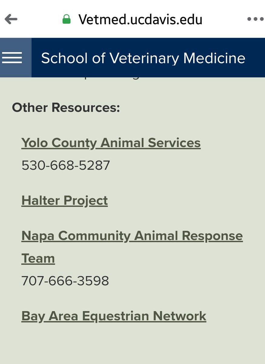   #LNULightningComplex #Horses  #Animals  #Livestock #NapaCounty  #SonomaCounty #SolanoCounty RESOURCES FOR ANIMAL HELP & SHELTERING — SEE LINKS IN POST & SHARE!!  http://www.vetmed.ucdavis.edu/2020-fire-updates #Pets  #Cats  #Dogs  #DAT  #CaliforniaFires  #California  #LNUlightningcomplexfire