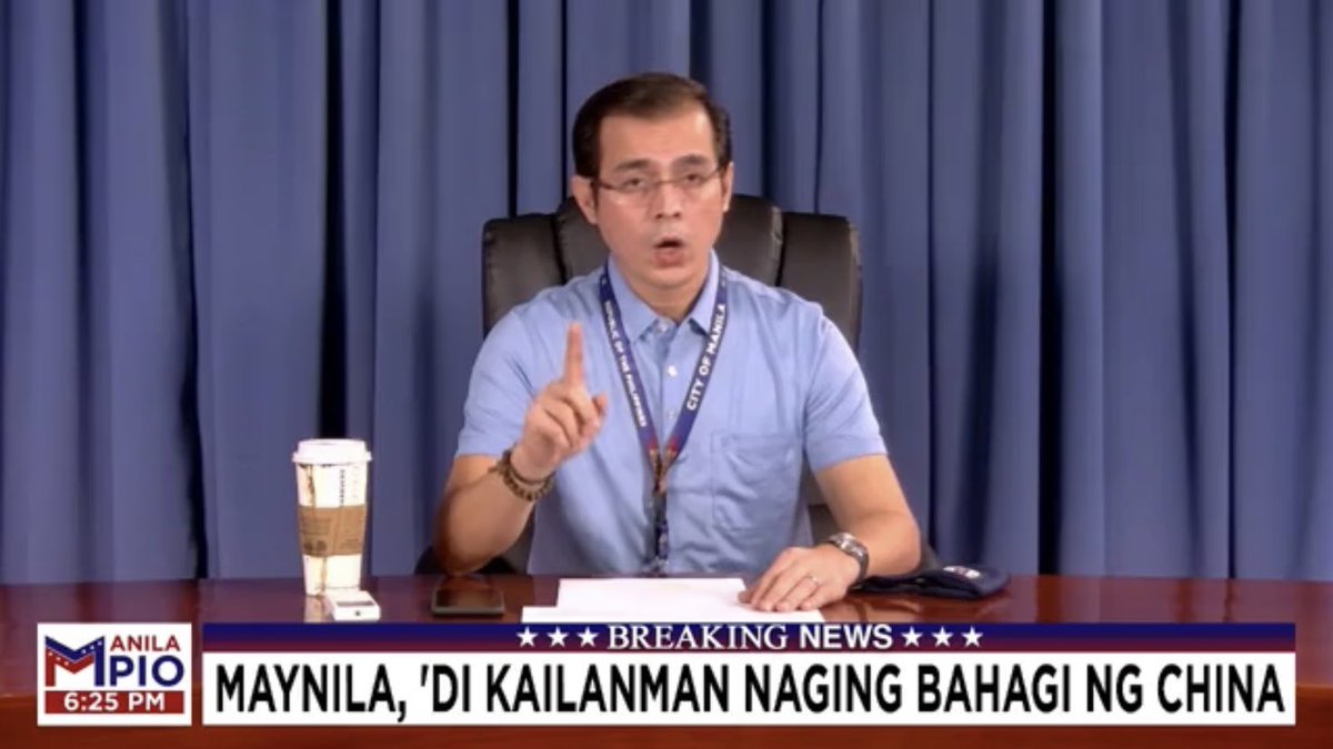 IskoMoreno's tweet image. Hindi po ako governor ng China. Mayor po ako ng Maynila, Pilipinas. No way na harap-harapan niyong aalipustahin ang aming lungsod. Hangga&apos;t ako ang Mayor ng lungsod, you have no place here. Hindi po ito katanggap-tanggap sa akin bilang Pilipino, bilang Manilenyo.