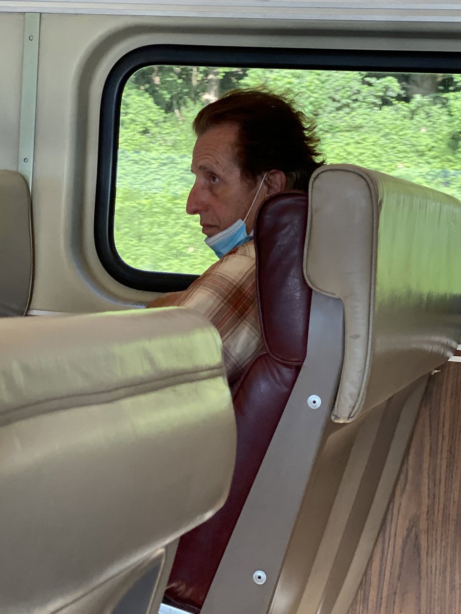 olbluys's tweet photo. @MetroNorth #HudsonLine #MetroNorth #NoMask @PoJoNSchutzman @highlandcurrent @WLNYTV TWO conductors in the car - chatting but not enforcing masks. Had to ask for an announcement - still NO ENFORCEMENT!@MetroNorth Why the surveys If your actions speak louder! https://t.co/7x8vm9AWyI