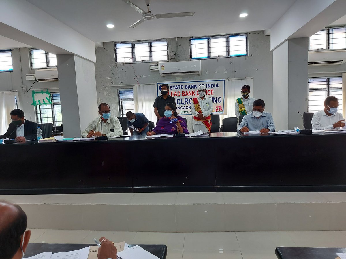 CollectorLb's tweet photo. Collector madam and  Additional Collector (LB) sir Taking review meeting with  Bankers https://t.co/N6C5VbX4vf