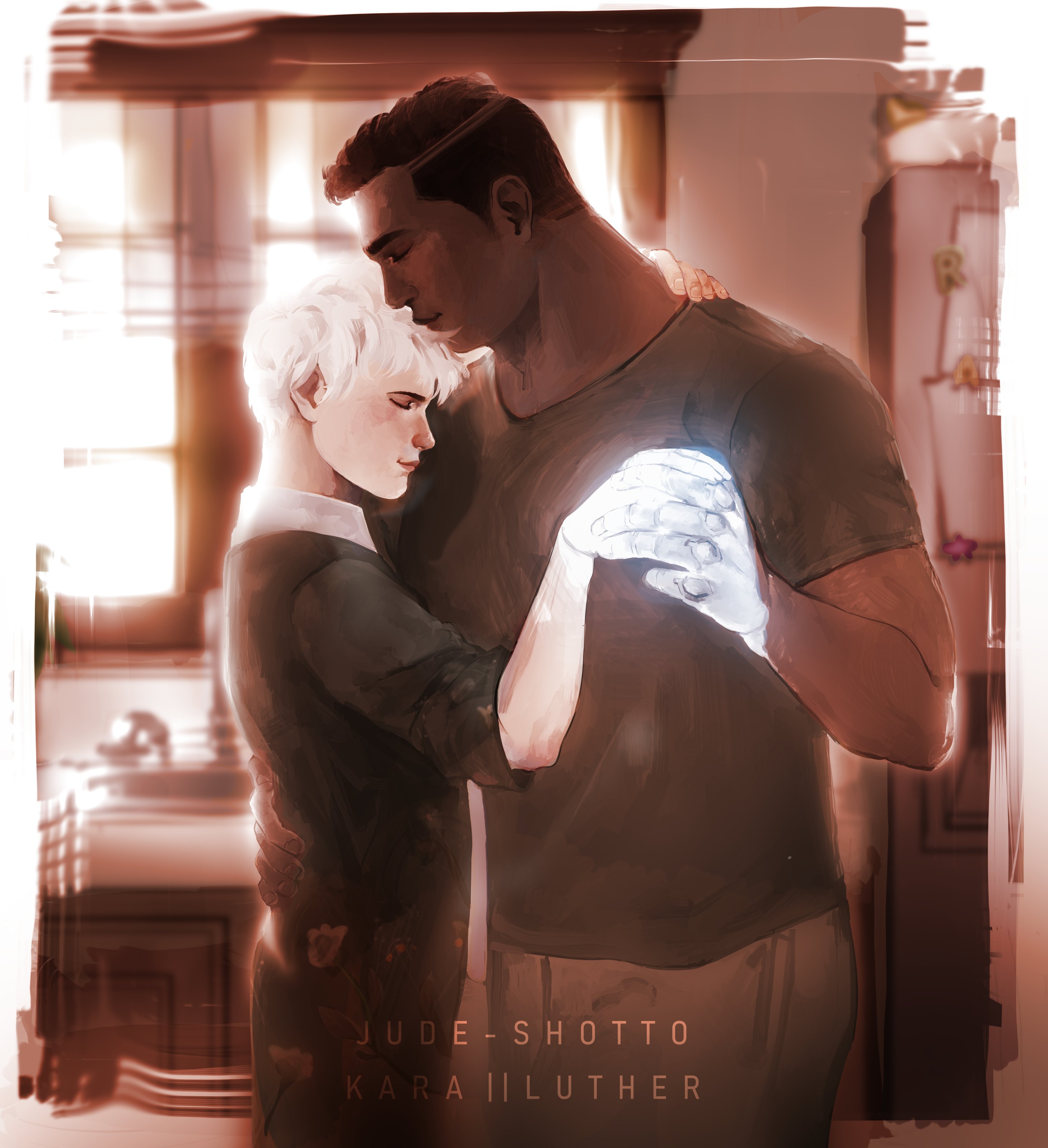 кэра и лютер. детройт коннор и кэра. Detroit become human connor x kara. детройт кэра и лютер. Kara x.