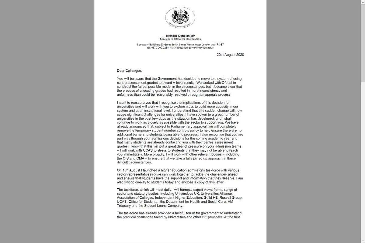 Rt Hon Michelle Donelan tweet media