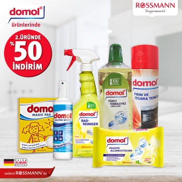 RossmannTurkiye's tweet photo. Beklenen haber! ➡️ Domol, Flink&Sauber temizlik ürünlerinde 2. ürüne %50 indirim fırsatı Ağustos ayı boyunca Rossmann mağazalarında ve https://t.co/8NE8sNUkn9'de! 🎊 Sakın kaçırmayın 👀 #Domol #temizlik #FlinkandSauber #Rossmann https://t.co/RM4dmRVGlk