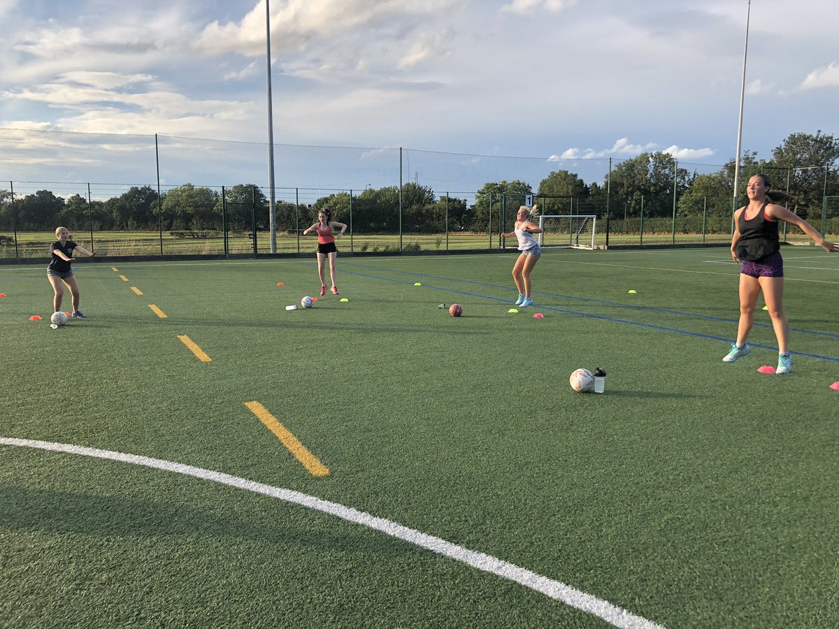 Our seniors are back and working hard ready for the new season  💛❤️💙