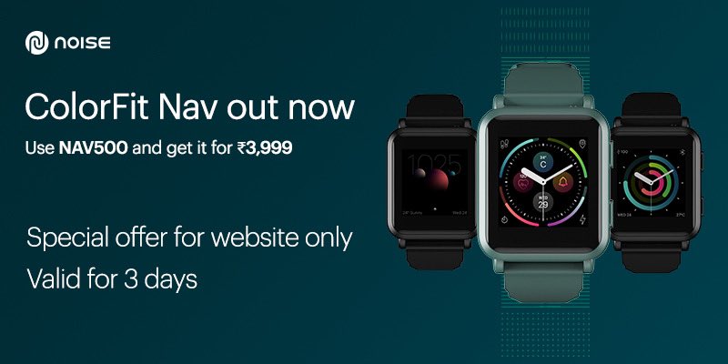 gonoise's tweet photo. Your wait for ColorFit Nav comes to an end. Get set, buy.
Shop now: https://t.co/ZFt49kcBqm
#BestGotBetter
#ColorFitNav https://t.co/eZ73ZDCcCa