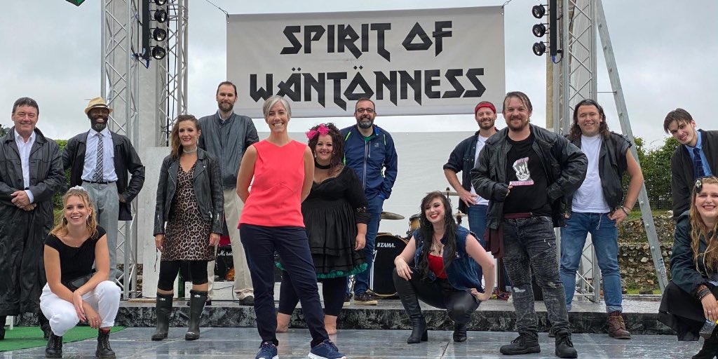 We were delighted to welcome St Albans MP <a href="/libdemdaisy/">Daisy Cooper MP 🔶</a> to watch yesterday’s performance of The Merry Wives of Windsor. She is a great supporter of The Maltings, and the arts in general, and we especially appreciated her resilience in withstanding the rather damp conditions!