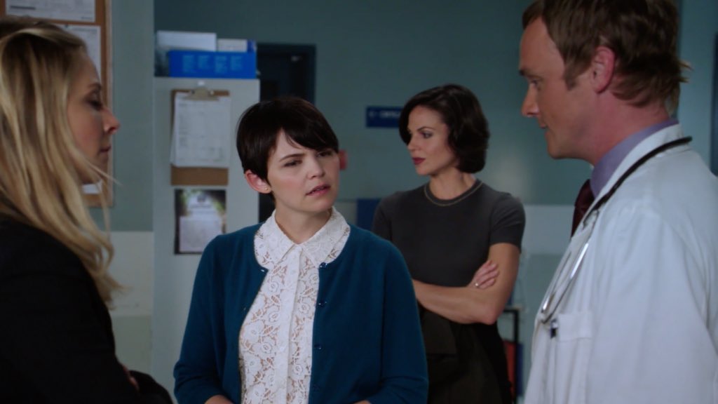 y’all she is STILL back there just staring at emma