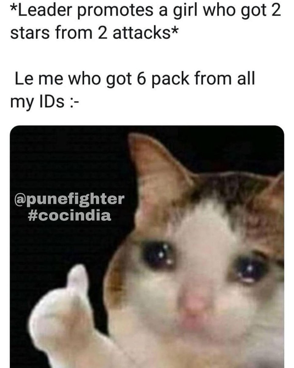 MemsPage's tweet photo. Tekh hai Bhai🙄
Like the tweet if you loved it❤️
Follow :-) @SumitmMallabade @FighterPune
Pune Fighter Official Instagram:-https://t.co/boyHefwNEU
#indianclashingcomunity #clashofclans #memes #coc #gaming #clashofclansmemes #punefighter #sumit007 #cocindia #cocmemes #th13 https://t.co/9SXgrVM2vc