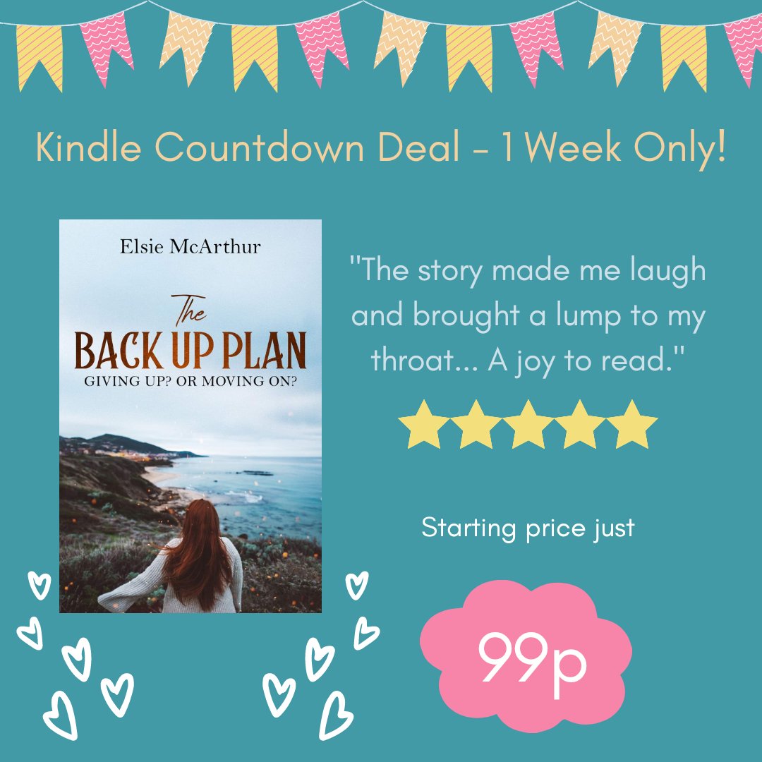 It's Publication Day! 🎉 I am officially the author of 2 published books - can't quite believe it. 
'Love on the Rocks' will be available to download for 99p for another week, and to celebrate 'The Back Up Plan' is also on a Kindle Countdown Deal for a week! Grab a bargain! ❤️