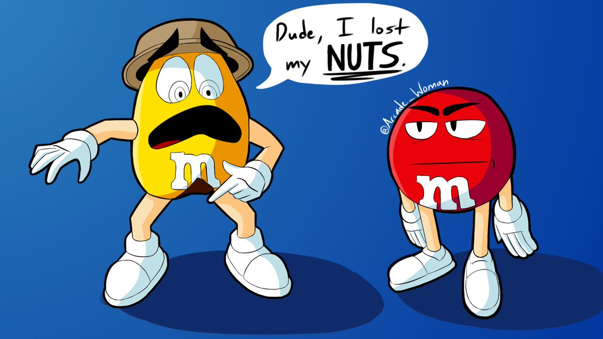 PACHYON_'s tweet photo. The iconic duo on a normal day
#MandMCandy #RedMandM #YellowMandM #DigitalArt #FanArt https://t.co/tk7cznZiUt