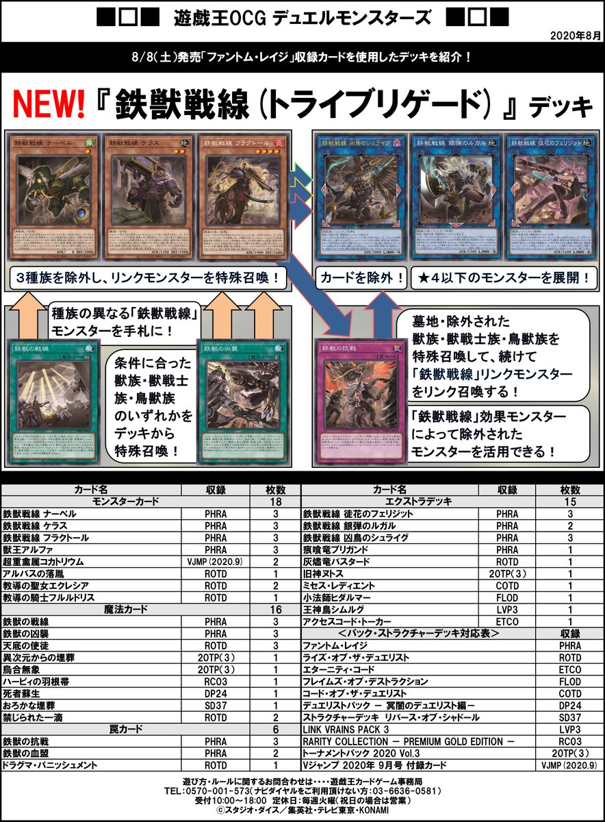 Twitter पर 公式 遊戯王ocg デッキレシピ紹介 Phantom Rage ファントム レイジ 収録シリーズ 鉄獣戦線 トライブリゲード のデッキレシピをご紹介 デッキを組んでみよう 商品hpはこちら T Co Qs7lllellu