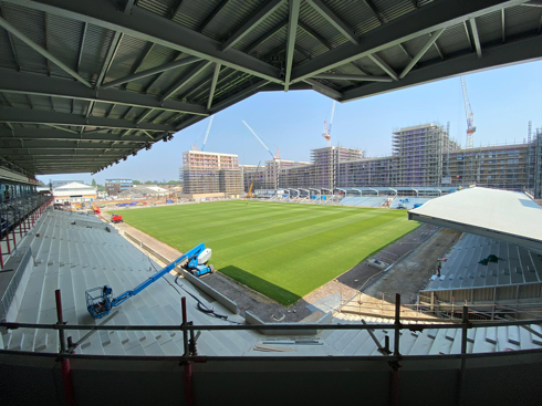 JBrowneDS's tweet photo. Current views at our AFC Wimbledon site.  We are undertaking sewer utility connection works for our client Harrington's Plc to service the stadium #thameswater #enablingconstruction #civilengineering #AFCwimbledon #construction #solvingthecomplex #buildingservices https://t.co/e4IajeRFyA