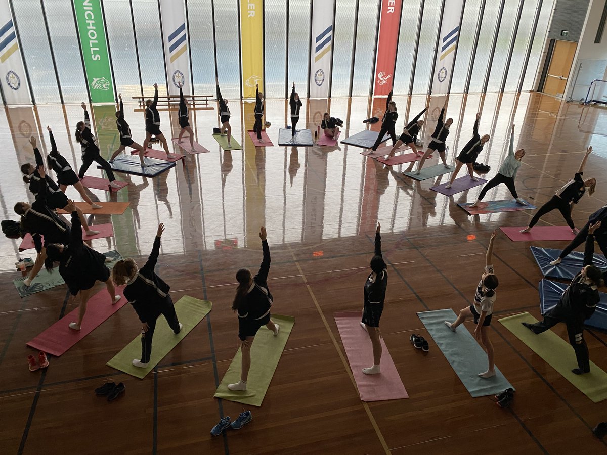 Namaste! Our Senior Netballers started the day a little differently this morning, with a Yoga and Pilates recovery session, followed by breakfast. A great team-bonding experience, which no doubt had the girls feeling refreshed, peaceful and ready for day!