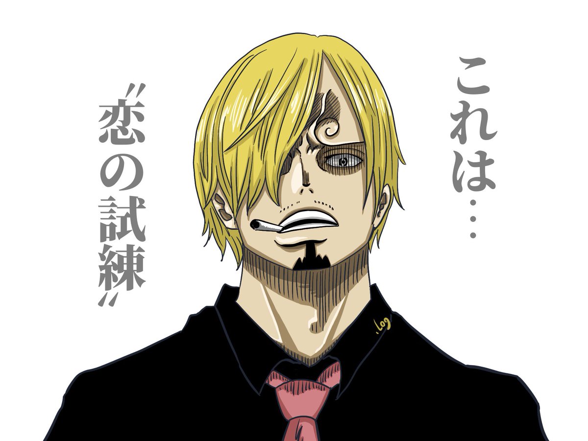 通常カラーのサンジも！ 良い顔して何言ってんのー!?て感じの一枚😂笑