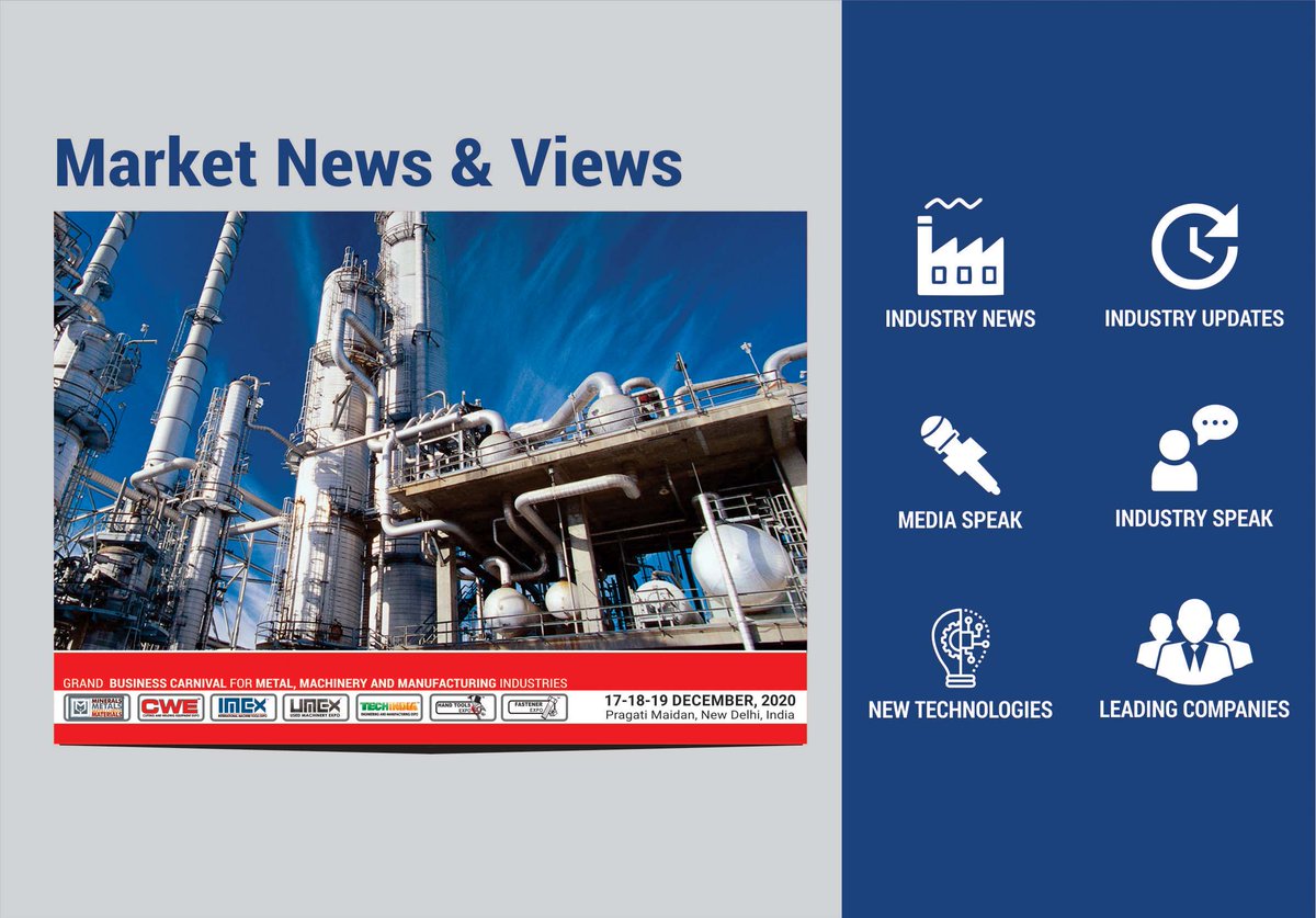 HtfExpo's tweet photo. MARKET NEWS & VIEWS NEWSLETTER - 20th August 2020
To download the Newsletter, please click on https://t.co/oHZxv1Dsdb
#exhibitions #manufacturers #events #news #newsletter #industry #handtools #fasteners #powertools #engineering #tools #technology #updates #delhi #HTFEXPO2020 https://t.co/3EbIKEnXIe