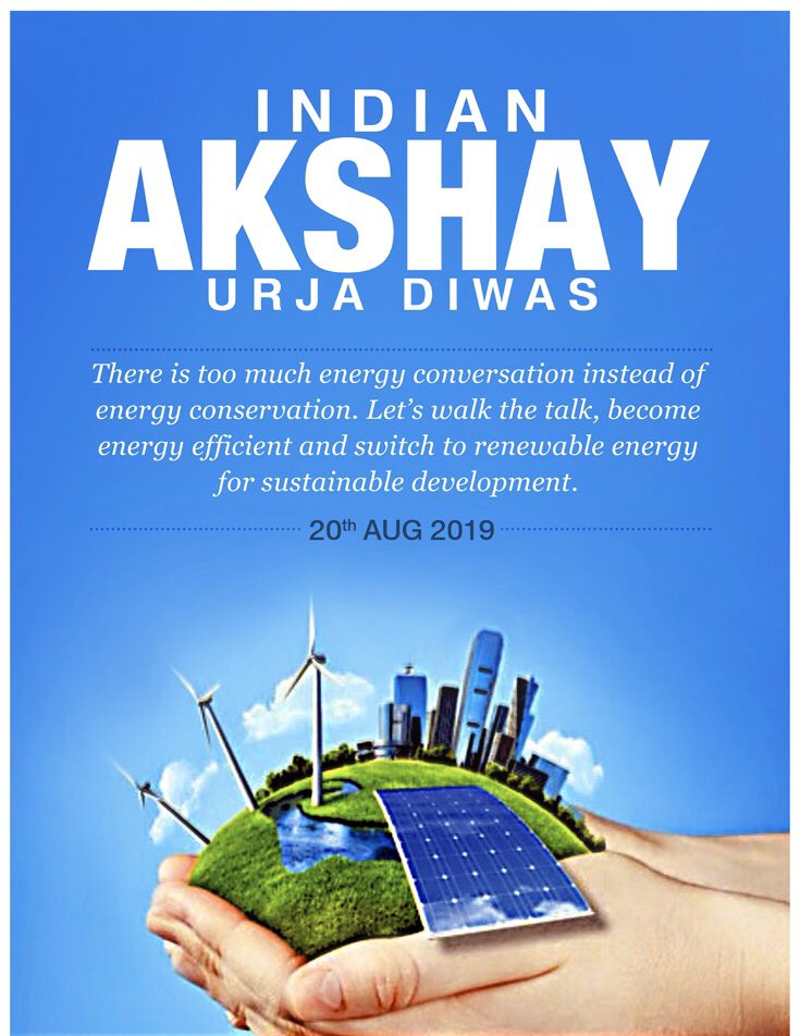ShivrajSBhor's tweet photo. Solar, wind and hydro electric, that is the means by which we roll in new decade. That is the manner by which we need our country to grow for better tomorrow ♻️
#AkshayUrjaDiwas #sustainabledevelopment 
@AUThackeray @CMOMaharashtra @NitinRaut_INC @RajKSinghIndia https://t.co/FWEUqKV6oR