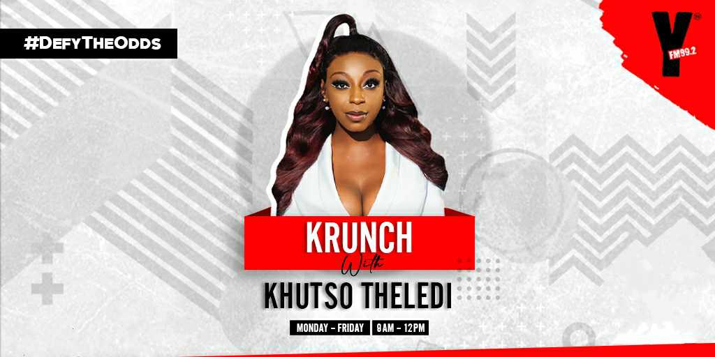 Yfm's tweet photo. Avuxeni krunchers💥

Happy Thursday to you and yours as we welcome you to #KrunchWithKhutso on #Day147OfLockdown 

Loko va vutisa ku ri u famba na mani? U va byela ku ri u famba na @KhutsoTheledi, weekdays 9am - 12pm... 
A hi fambeni 🚀

What's on your mind? https://t.co/LPalnMQ5Bk