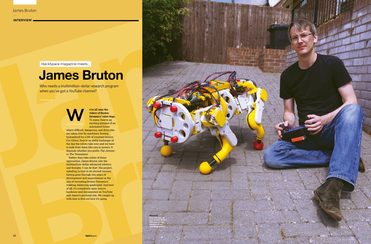 HackSpaceMag's tweet photo. New issue Alert! This month we discover the Feather ecosystem for easily linking microcontrollers and expansions. We also chat with @XRobotsUK about building a robots, find the best @Raspberry_Pi zero addons and more. Buy in print or download for free from https://t.co/tLJEIVv4pb https://t.co/JXvflEyugt