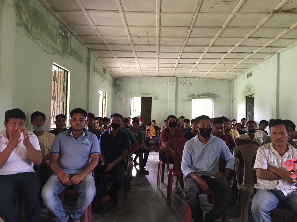 On behalf of TIPRA Motha we celebrated the 112th birth anniversary of Maharaja Bir Bikram Kishore Manikya Debbarma at MM Para under Ltv, Dhalai, with full respect. On this occasion we also distributed football among the youths of eight villages.