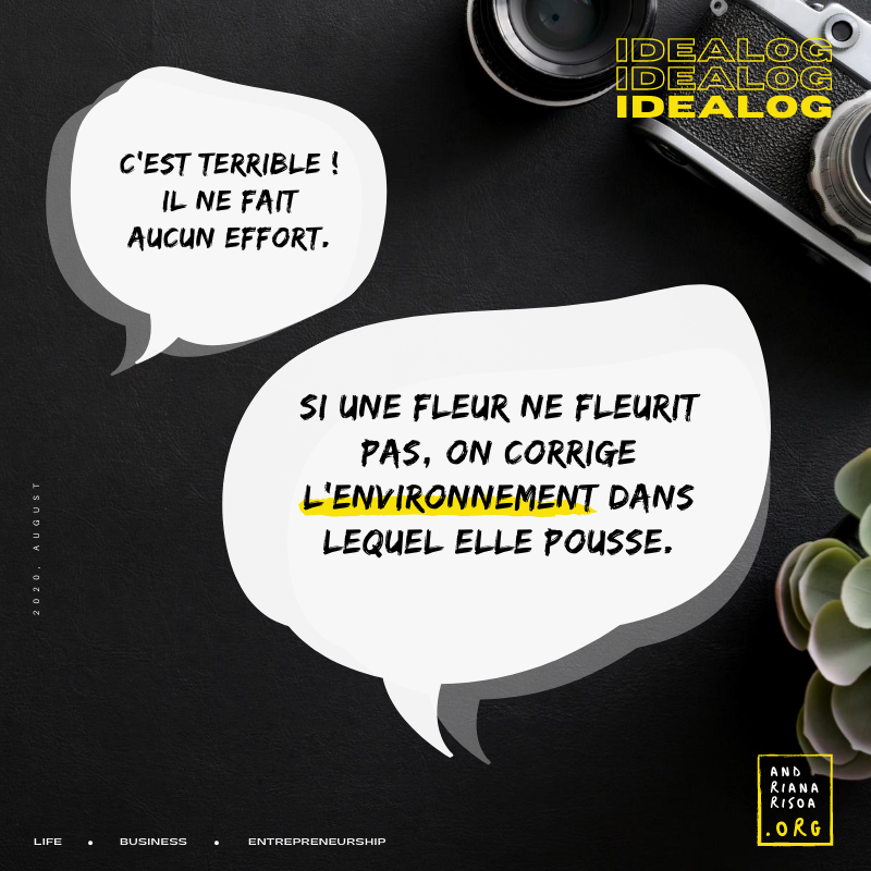 ndrianarisoa's tweet image. #idealog 010

Souvent, il suffit de très peu de chose pour faire éclore bien des qualités somnolentes.

#leadership . #businessmadagascar . #mindfulness . #madagascar . #citation