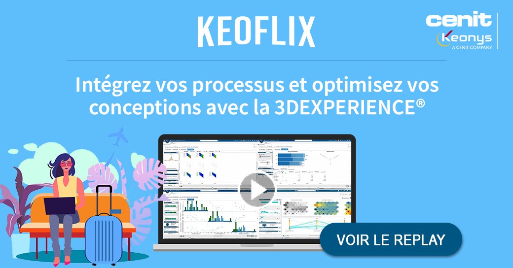 KeonysPLM's tweet photo. Vous souhaitez optimiser vos conceptions ? Le replay de notre webinaire est dédié à l’optimisation paramétrique et à l’intégration des processus de simulation au sein de la plateforme 3DEXPERIENCE®. https://t.co/wTj3Vk5rim #KEOFLIX #3DEXPERIENCE #PIDO #conception #simulation https://t.co/Rwjb7zpcNh