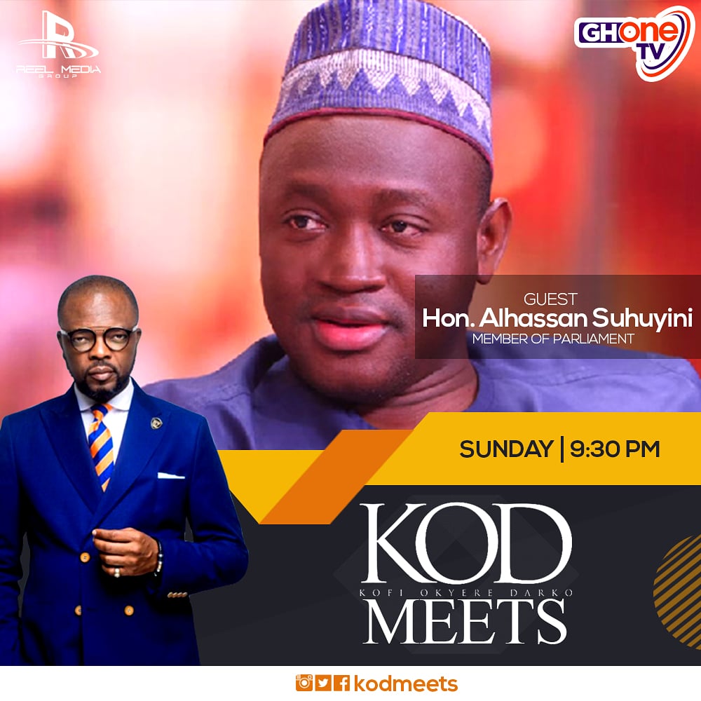 KMeeets's tweet photo. MP, Tamale North Constituency, @AlhassanSuhuyin is our special guest this week on #kodmeets 
Shows now at 9:30pm on @ghonetv 

https://t.co/E0tgINdfh8 https://t.co/NZVSa0SkVU