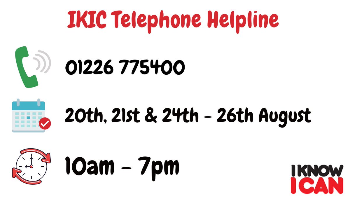 ✏️ Best of luck to students receiving their GCSE results today! 

📞 Remember, #IKIC are running a GCSE Helpline with advisors on hand to give you advice, should you need it...

Call 01226 775400, with lines opening at 10am today