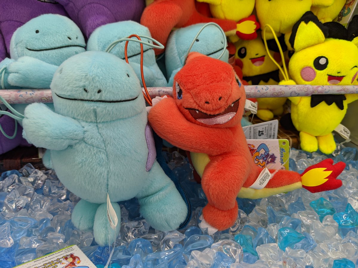 アミューズメントゾーン北上店 No Twitter ポケットモンスター ぐらぶらりんぬいぐるみ リザード ゲンガー ピチュー ヌオー こちらも本日入荷いたしました 今回は4種類のポケモンが登場です リザードとかヌオーは珍しい感じですよね 数に限りがあります お