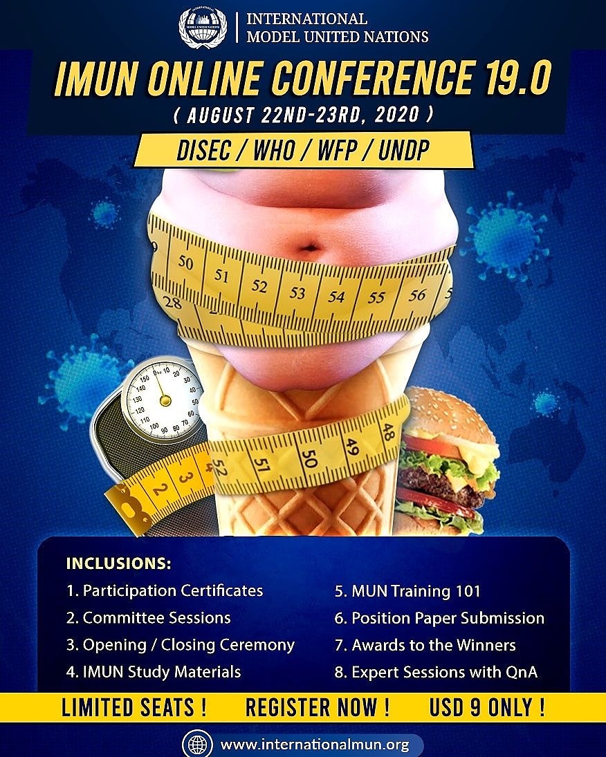 megha_p7's tweet photo. @imunofficial
#InternationalMUN #mun #imun #modelunitednations #imun2020 #youth #globalopportunity #opportunity #conference #international #internationalconference #diplomacy #leaders #youngleaders #unitednations #un #munconference #online #onlineconference #onlinemun #webinar https://t.co/IaWWybugsL