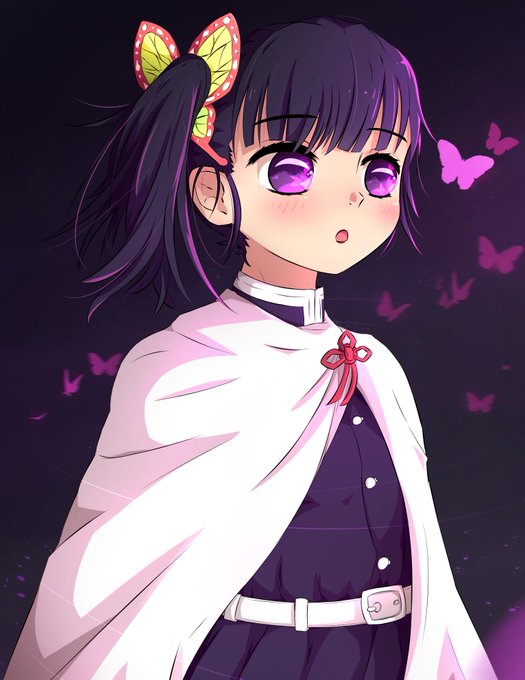 UsagiHop ♡さんがTwitterに投稿した栗花落カナヲ(鬼滅の刃)のイラスト。