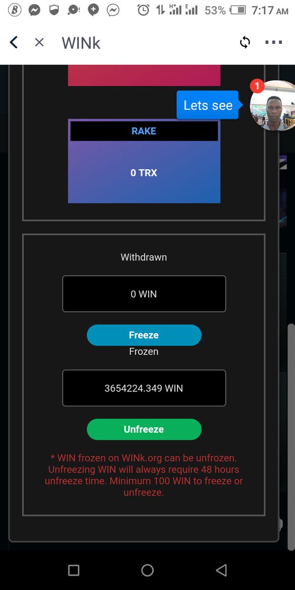 GodwinC01's tweet photo. @WINkorg Wink holdings, I don't hold any live or Rake tokens yet.
@davpeter3 @iGaveUpToPickaw @HeartGiveaways https://t.co/YypRlVgVqJ