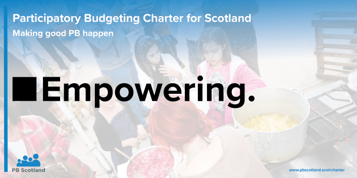 pb_scotland's tweet photo. Decisions about how public money is spent are usually made by politicians & their officers. Participatory Budgeting gives people & communities the power to decide what matters most to them & how public money should be used best. #PBCharter
https://t.co/FFAbqfcgeV https://t.co/knV2tWjCLW