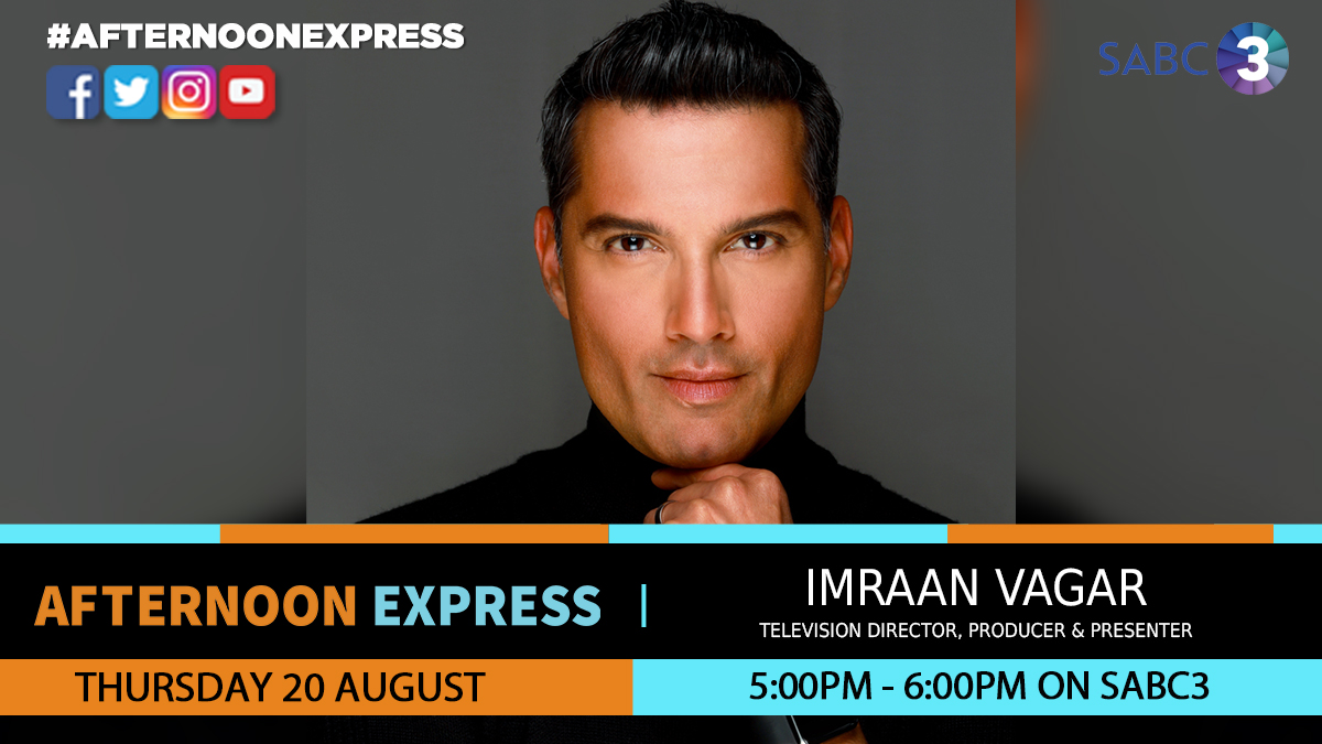 Television director, producer &amp; presenter, Imraan Vagar, talks to us about his transition behind-the-camera and his reasons for coming out after all these years. #AfternoonExpress