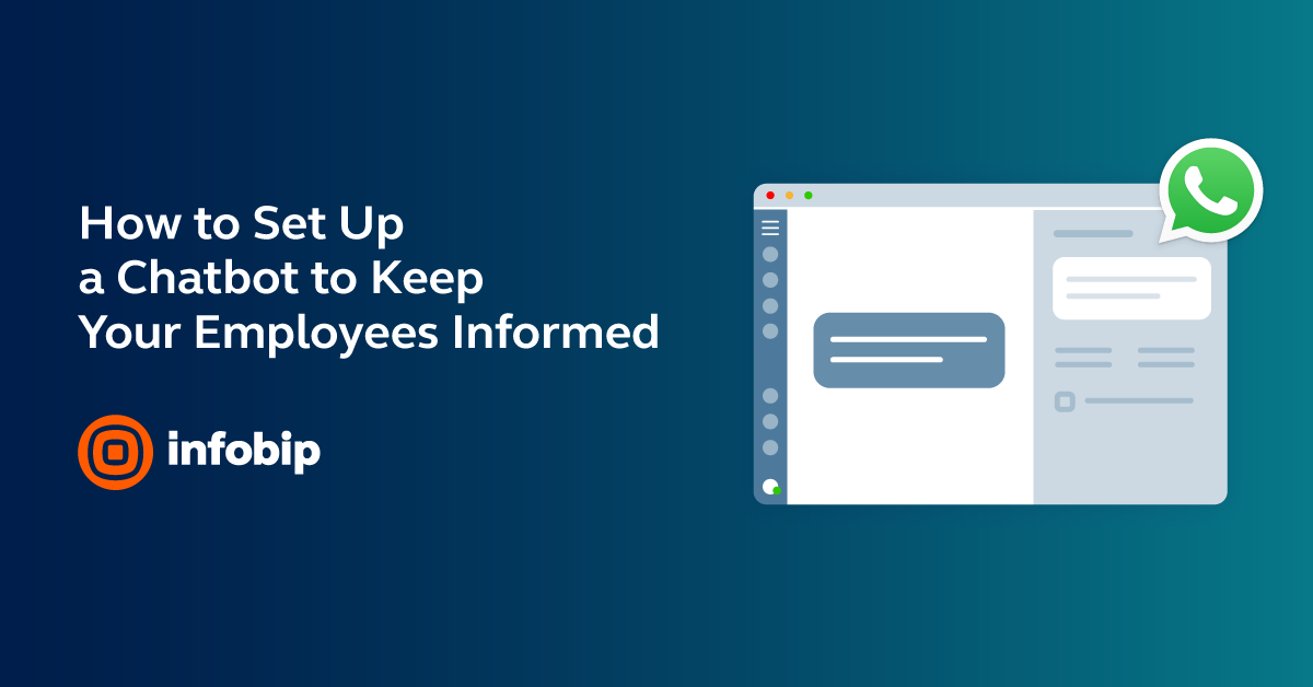Infobip's tweet image. [#TutorialThursday] Hi, I&apos;m your back-to-office #chatbot! 🤖 Here&apos;s a guide on how to implement me😜: bit.ly/btwtthr