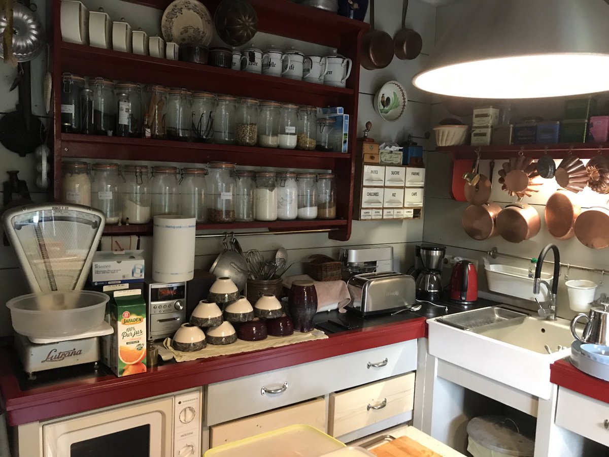 Spirit of Elizabeth David and real kitchens lives on at our charming chambre d’hote Domaine de la Crapaudine in the Loire.