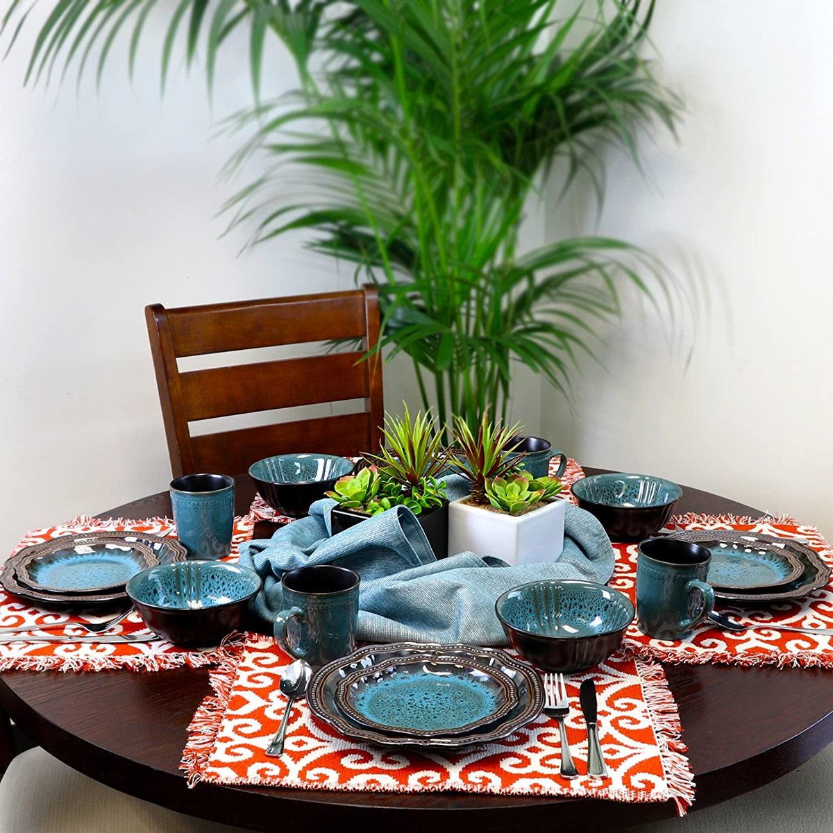 Smart_Shop_2020's tweet photo. Elama Round Stoneware High Class Dinnerware Full Service Set, Ocean Blue...
Grab it from here: https://t.co/FrrGyv92hU

#cuisinart #plates #plate #ceramics #handmade #pottery #tableware #food #homedecor #ObamaDNC #Battletoads #kitchen #KitchenAppliances #Amazon #Dinner https://t.co/BkL1Cr7DFe