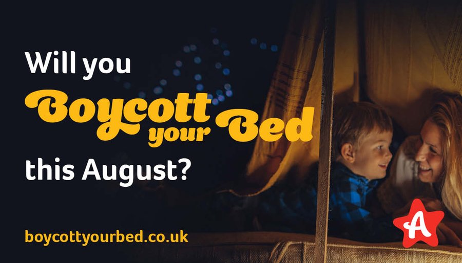 📺  We're looking forward to see the lovely Jenny Agutter chat with @Lorraine at 9.30am this morning! Hear why she's boycotting her bed tomorrow night to help raise money for vulnerable children. 

There's still time for you to sign up too: bit.ly/3fVf5hn #BoycottYourBed