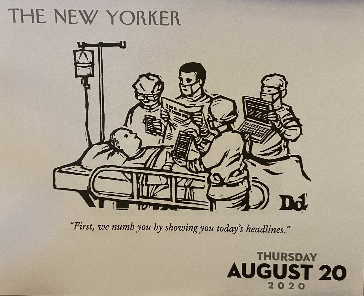 Bill Holohan On Twitter The New Yorker 2020 Desk Calendar Continues To Be Strangely Prophetic Considering It Was Printed In 2019 Newyorker Https T Co Rxnyw0vi5d