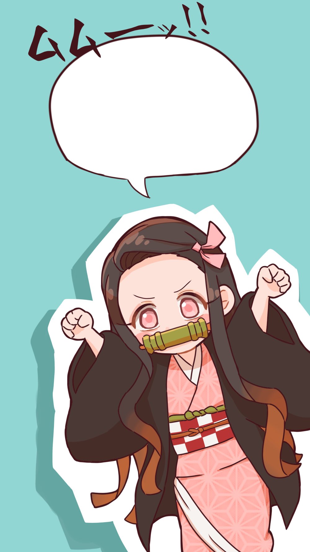 Twitter 上的 Lorn ねずこちゃんが時間を教えてくれる壁紙 鬼滅の刃イラスト T Co Xtkquzuzp1 Twitter