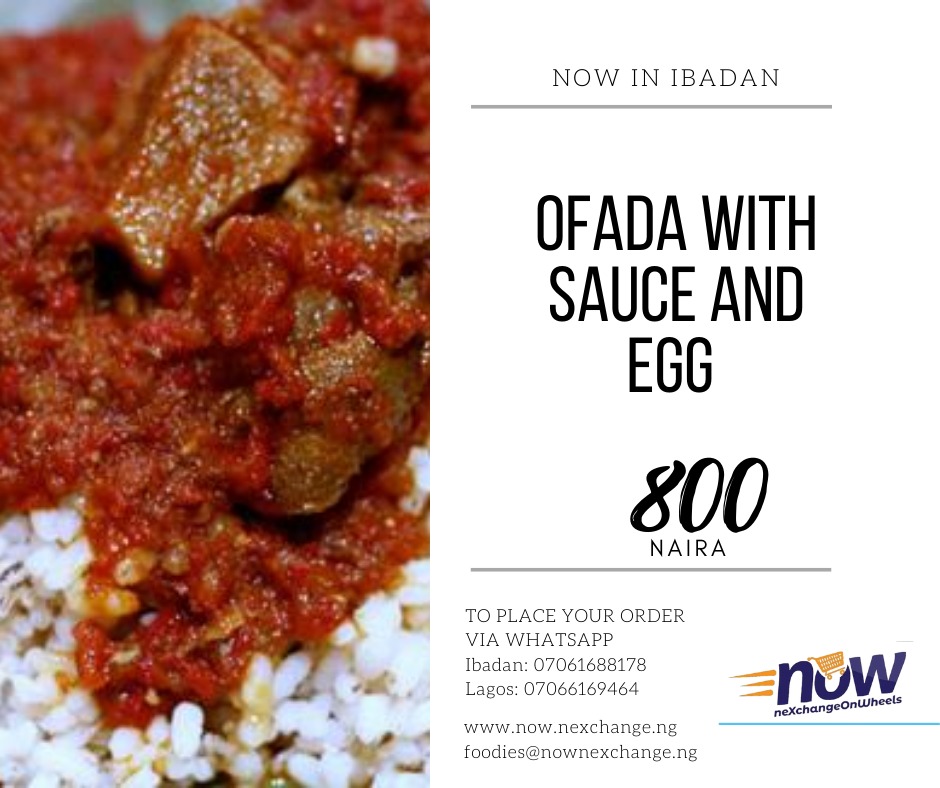 nowmeals's tweet photo. Nowmeals is your food plug this season as we offer you more for less.
Various delicacy for you to choose from.
Order for yours today:
Lagos: 08132069081
Ibadan: 07061688178
WhatsApp:
07040409177
#foodie #nowmeals #bbnaijialockdown #IslamicNewYear #DisYoBody #gcseresults2020 https://t.co/9UNAaLDpJr