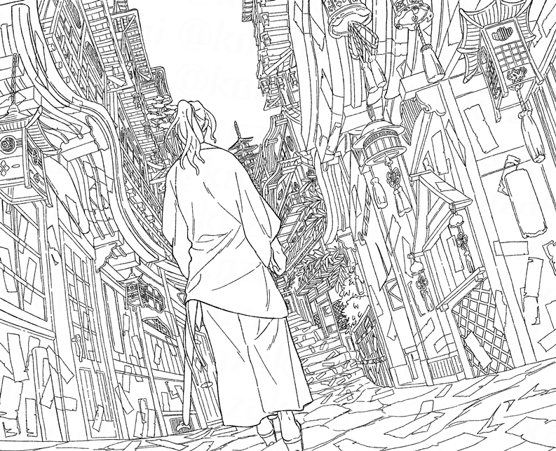 地獄の塗り絵2020年8月号です 
