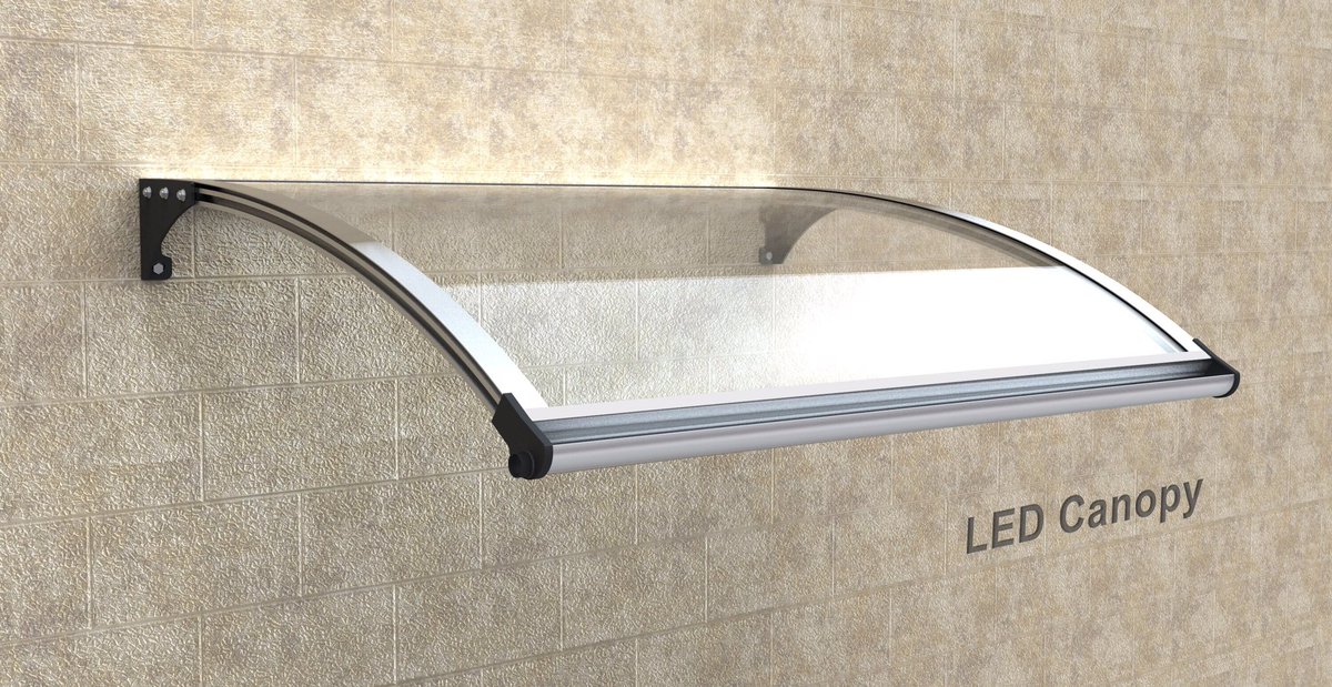 PandaRailing's tweet image. LED glass canopy is the trending now!Makes your entrance looks perfect. 
It protects you from rain, snow and wind.#ledcanopy #canopy #glass #glassrailing