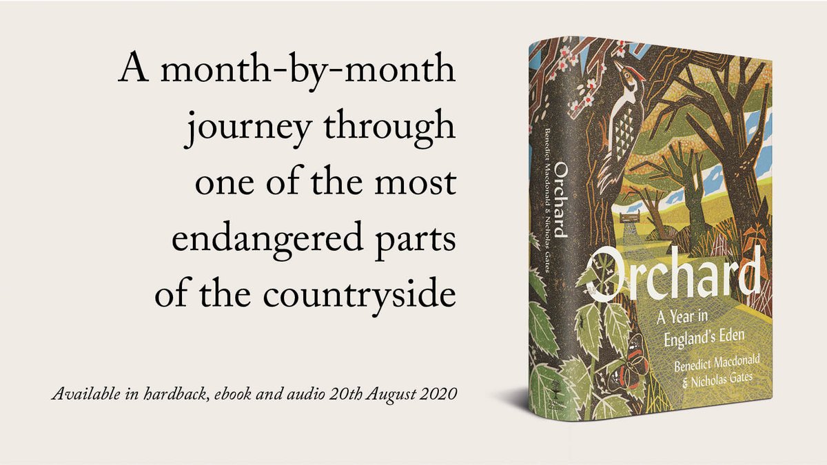 Rebirding1's tweet photo. ORCHARD FLIES! After five years of writing with @NTGates, we are delighted that ORCHARD: A YEAR IN ENGLAND'S EDEN, hits bookshops &amp; Amazon today. If you like wildlife, farming, growing your own or nature diaries, we promise you'll love this book. Let's save Britain's Orchards! https://t.co/DxpTOKgR7Q