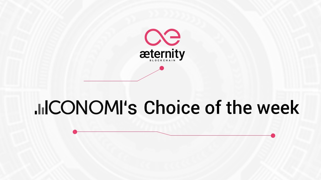 aeternity's tweet photo. The world of crypto is exciting, intense, and fast-growing!

$AE has been added to @iconomicom - the platform that is transforming the way people invest in #cryptocurrencies. 

Moreover, we're happy to share that æternity is their Choice of the Week! 

🥳 https://t.co/zssodUfk7n
