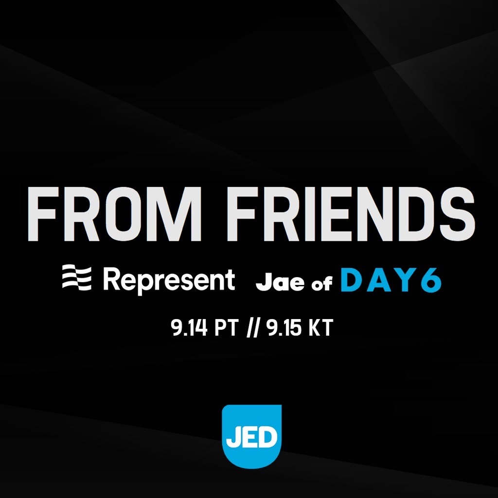 Represent's tweet photo. It's official #fromfriendswithjae @jae_day6 @day6official
#jae #jaeday6 #day6 #jyp #kpop https://t.co/oBc7Ksrp7d